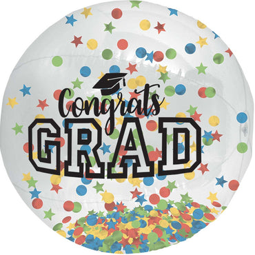 Grad Large Inflatable Autograph Confetti Ball Multi Favours - Party Centre