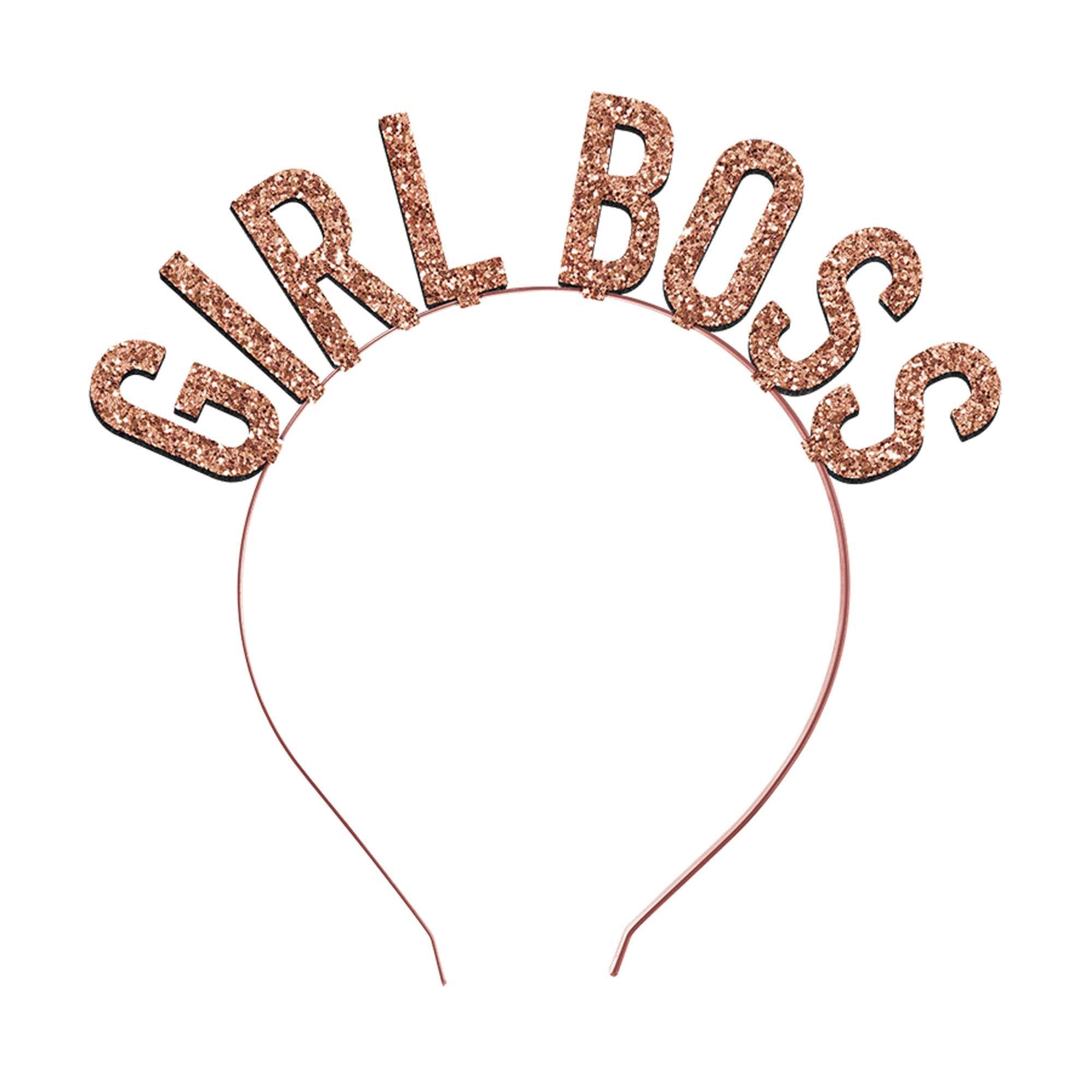 Girl Boss Grad Glitter Headband Costumes & Apparel - Party Centre