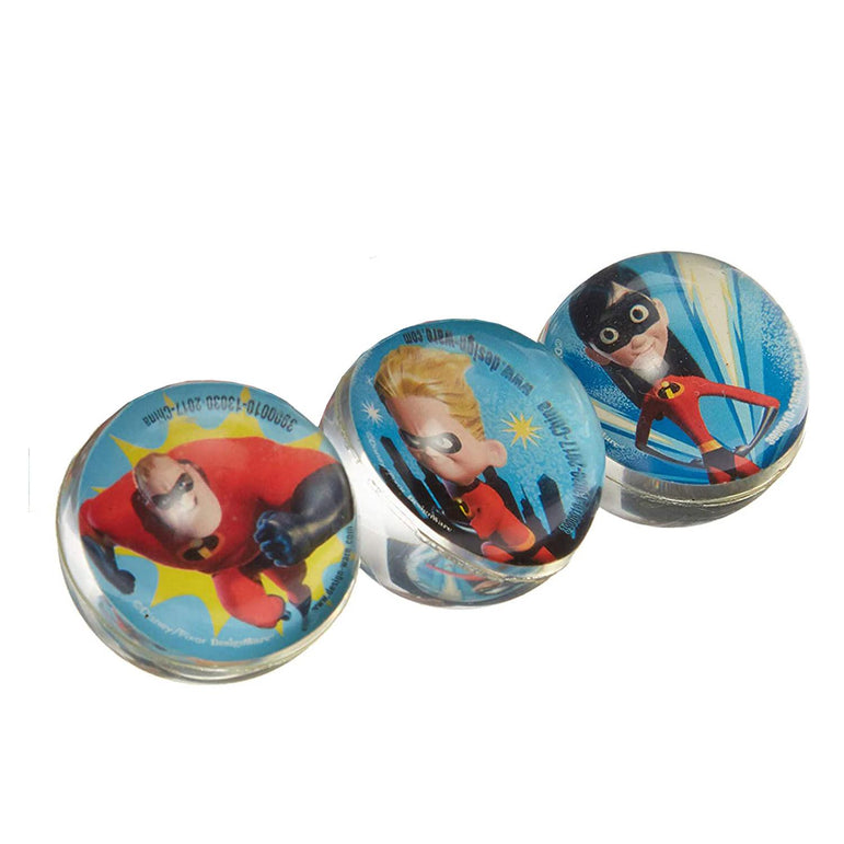 Disney Incredibles 2 Bounce Ball Favors 45mm, 4pcs Party Favors - Party Centre