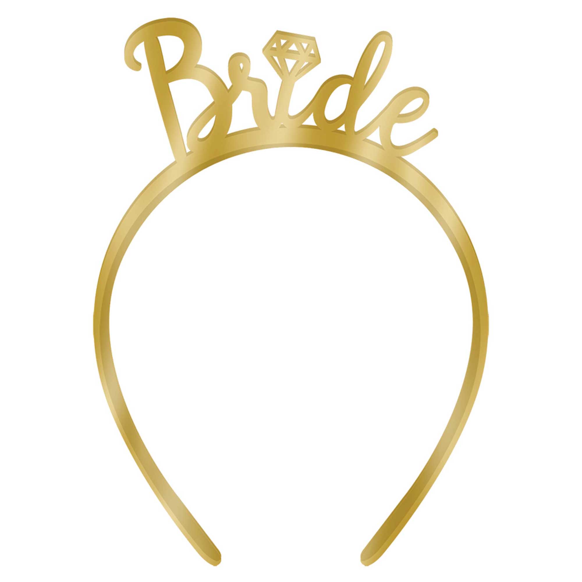 Bachelorette Bride Metal Headband Costumes & Apparel - Party Centre