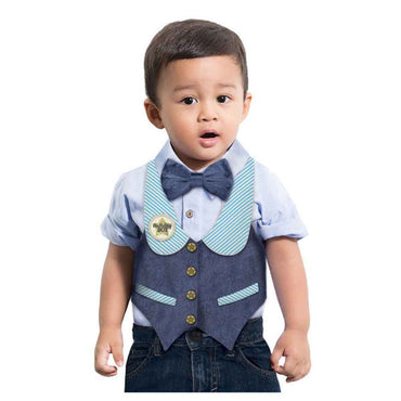 Young Birthday Vest & Bow Tie Costumes & Apparel - Party Centre