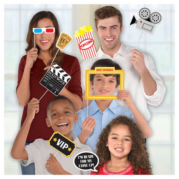 Movies Paper & Plastic Photo Props 13pcs Party Accessories - Party Centre