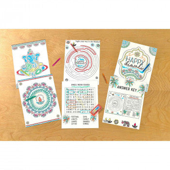 Diwali Paper Activity Sheets 8.5in x 11in