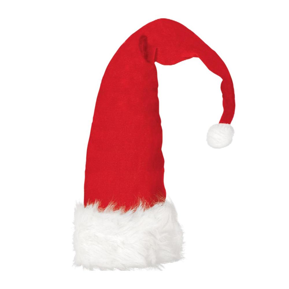 Long Red Santa Hat Costumes & Apparel - Party Centre
