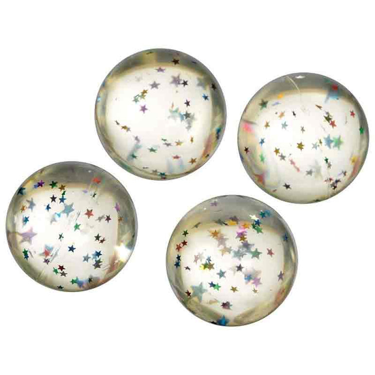 Bounce Ball Star Glitter Favor 8pcs