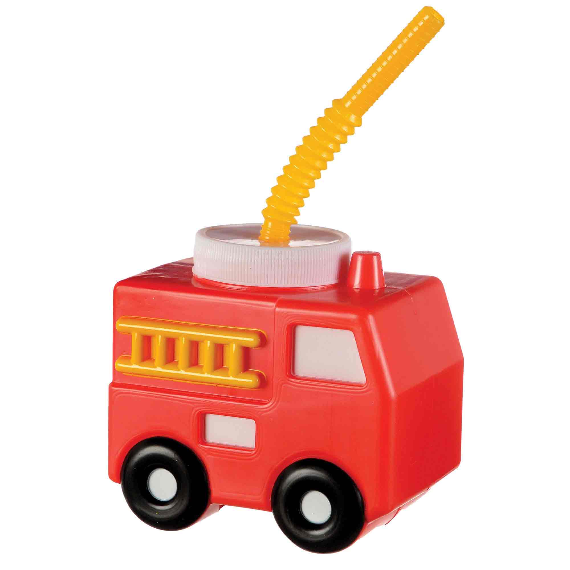 First Responders Fire Truck Sippy Plastic Cup 17.5oz