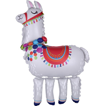 Llama AirWalker Foil Balloon 96x147cm Balloons & Streamers - Party Centre