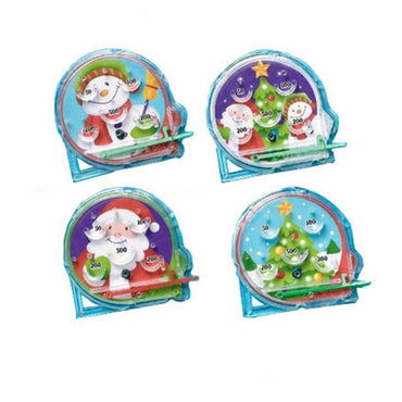 Christmas Plastic Pinball Game Favors 12pcs Favours - Party Centre