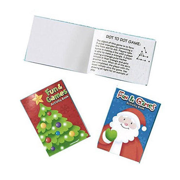 Christmas Activity Pad Favors 8pcs Favours - Party Centre