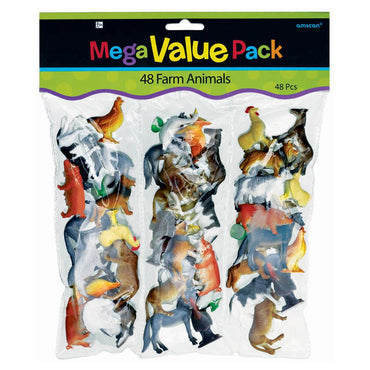 Farm Animal Mega Value Pack Favors 48pcs Party Favors - Party Centre