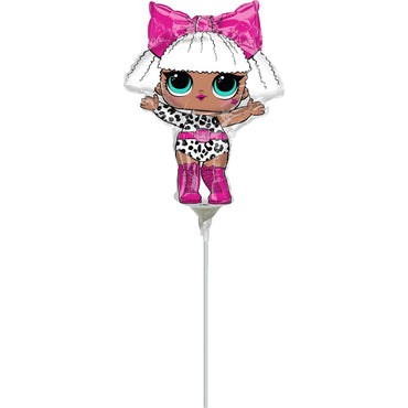 LOL Surprise Mini Shape Foil Balloon 22cm Balloons & Streamers - Party Centre