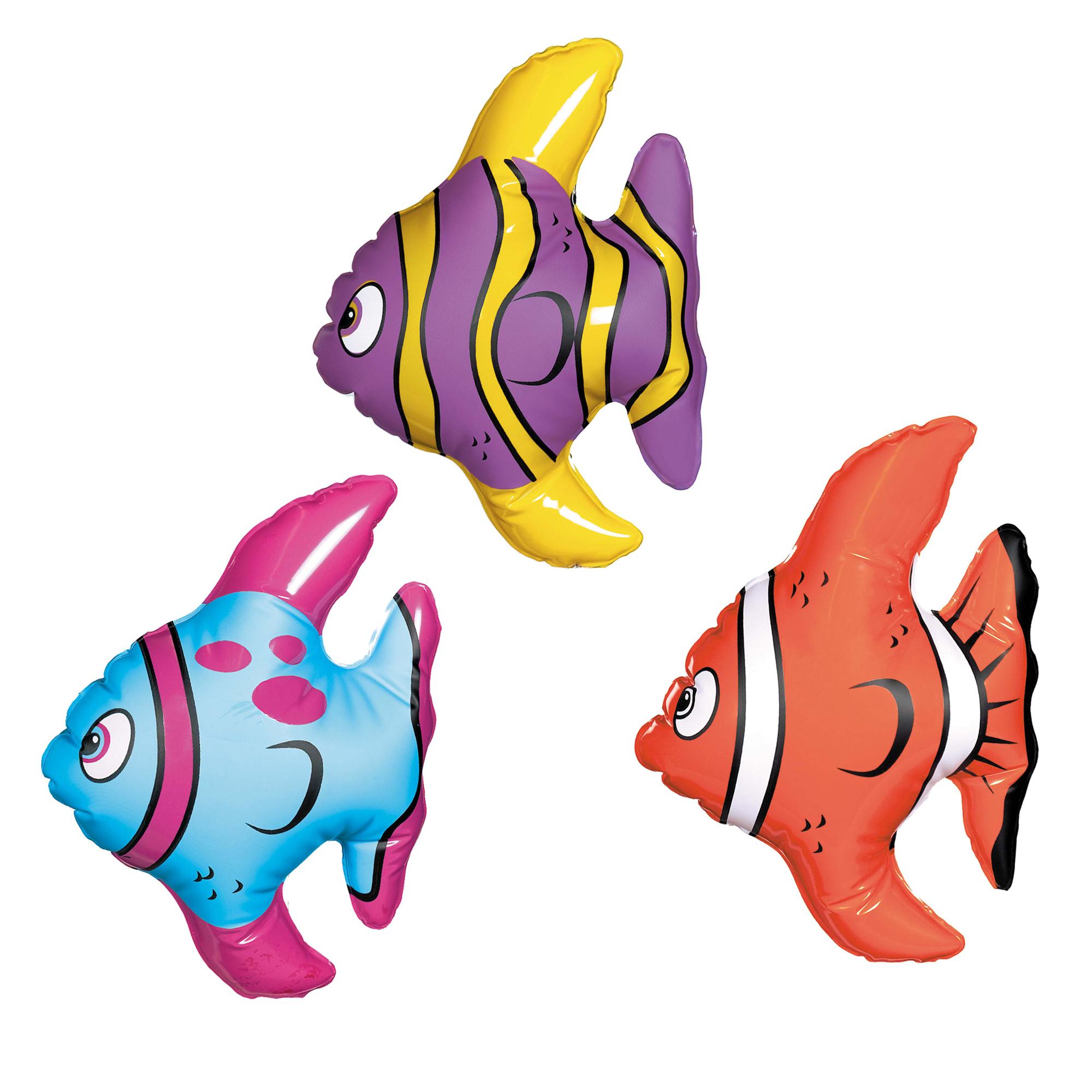 Small Inflatable Fish Party Inflatables, Party Favors for Kids, Party Supplies - Party Centre