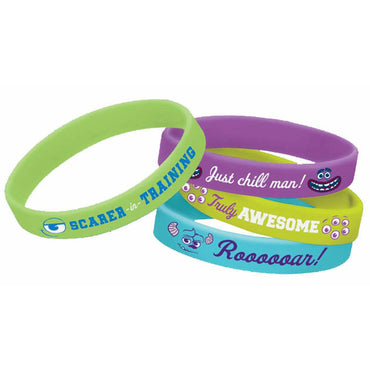 Monsters University Rubber Bracelet Favors 4pcs Party Favors - Party Centre