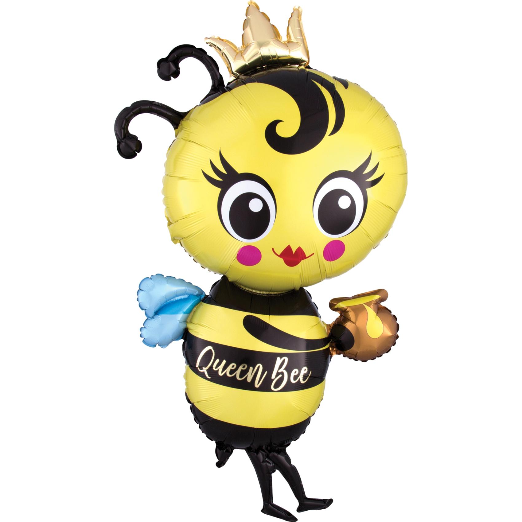 Queen Bee SuperShape Foil Balloon 58x101cm Balloons & Streamers - Party Centre