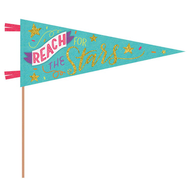 Grad Pennant Felt Photo Prop Party Accessories - Party Centre