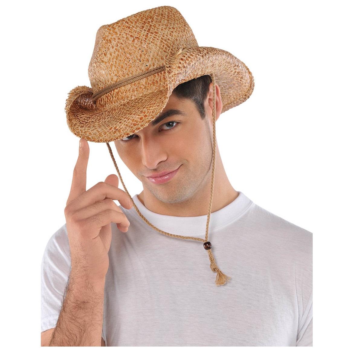 Cowboy Straw Hat Costumes & Apparel - Party Centre