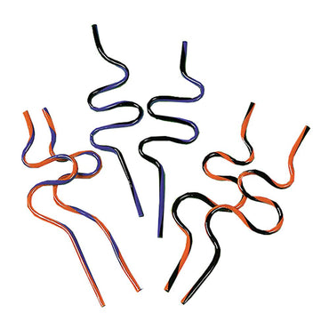 Halloween Krazy Straw Favors 24pcs Favours - Party Centre