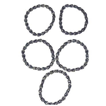 Halloween Skull Bead Bracelet Favors 24pcs Favours - Party Centre