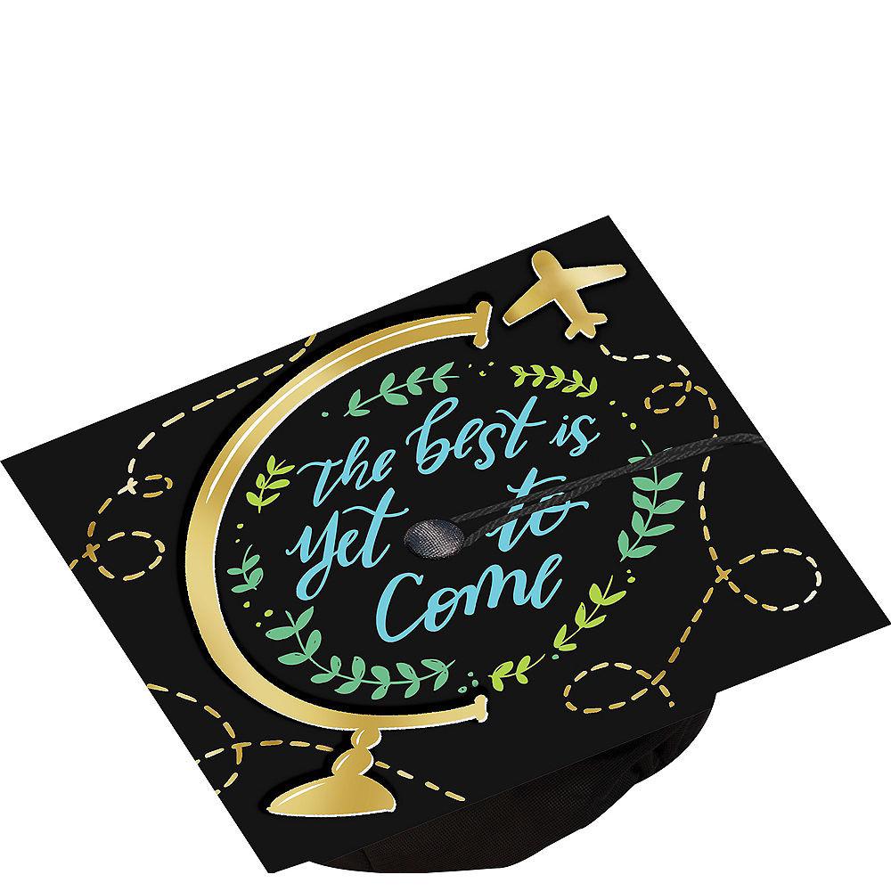 The Best Is Yet To Come Grad Cap Decorating Kit 1pc Costumes & Apparel - Party Centre