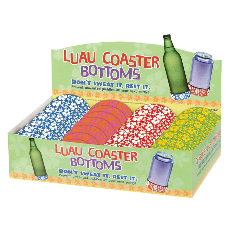 Luau Coaster Bottom 1in Candy Buffet - Party Centre