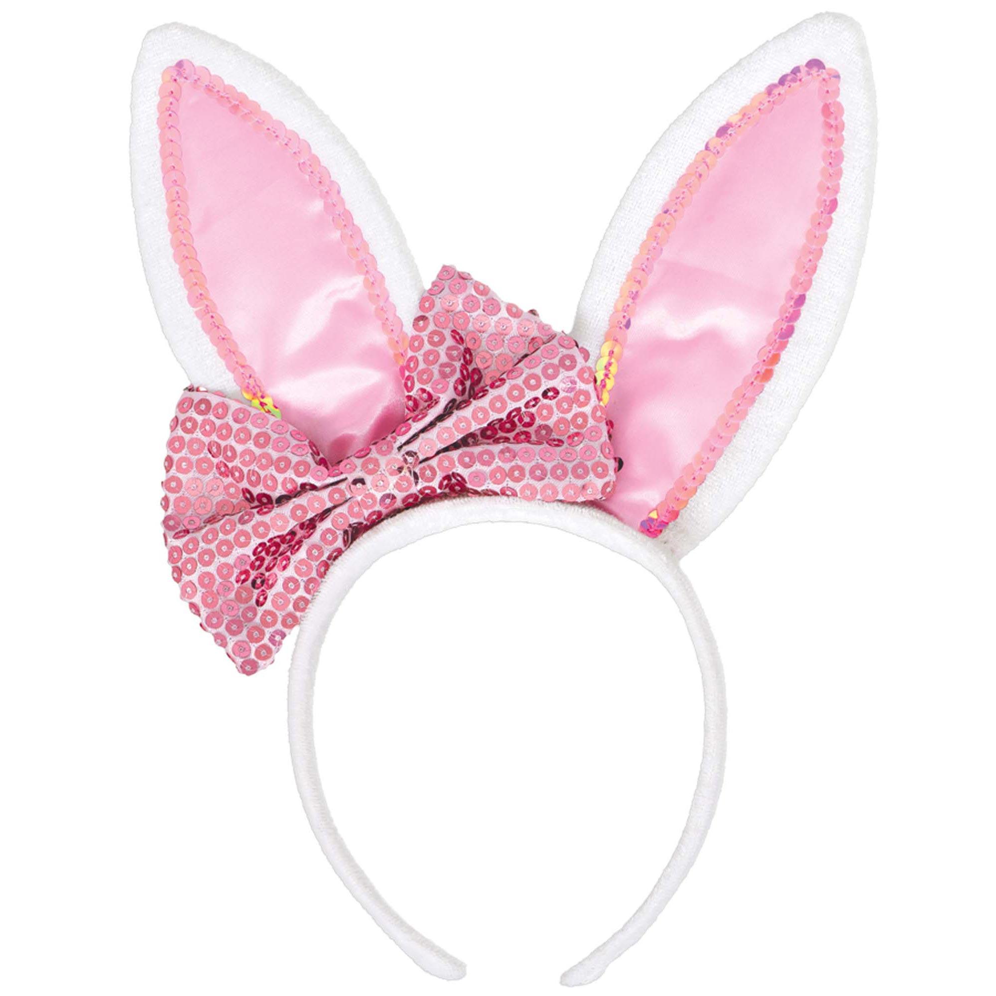 Bunny Ears with Bow Balloons & Streamers - Party Centre