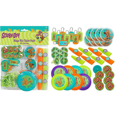 Scooby-Doo Mega Mix Value Pack Favors 48pcs Party Favors - Party Centre