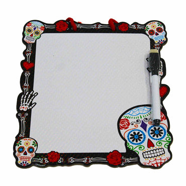 Day Of The Dead Die-Cut Dry Erase Board Favours - Party Centre