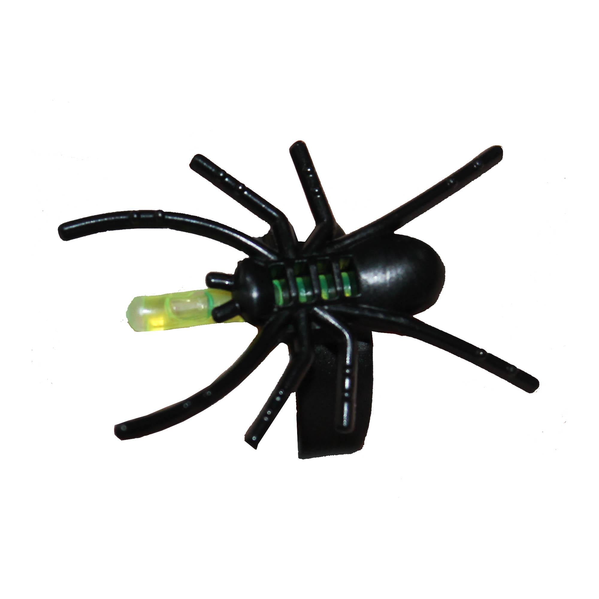 Halloween Plastic Spider Glow Ring Favors 4pcs Favours - Party Centre