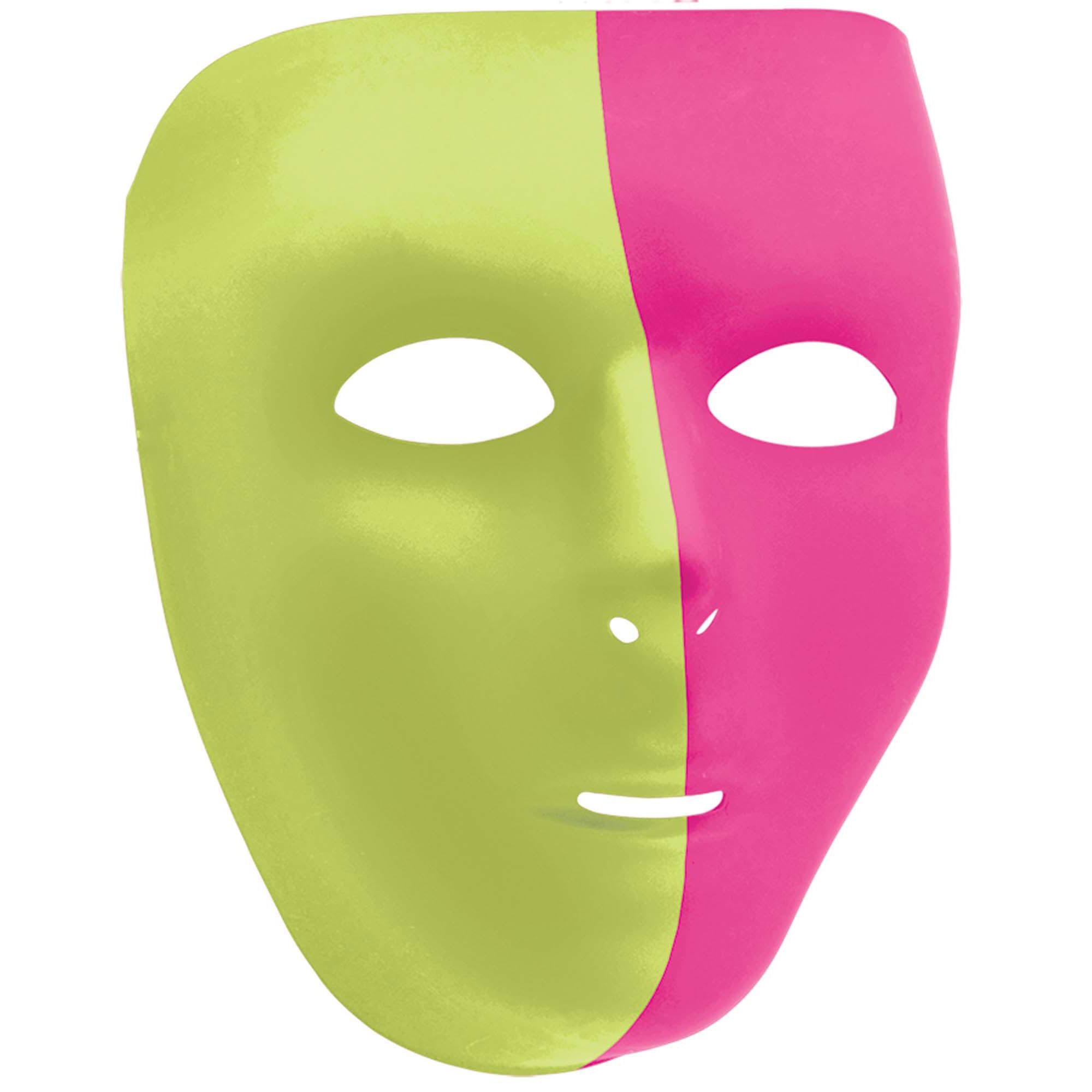 Neon Full Face Mask Costumes & Apparel - Party Centre