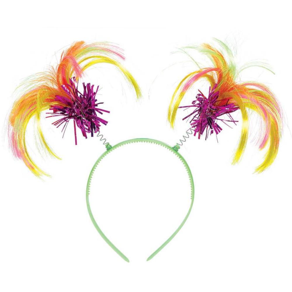Neon Headband Ponytail Costumes & Apparel - Party Centre