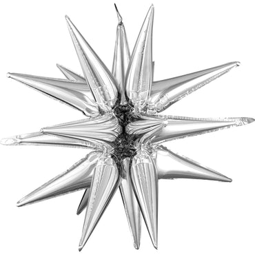 Silver Magic Star Multi-Balloon 76x88cm Balloons & Streamers - Party Centre