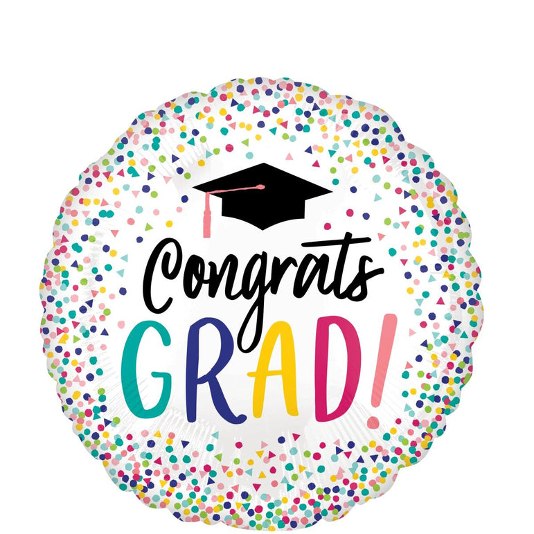 YAY Grad Foil Balloon 45cm Balloons & Streamers - Party Centre