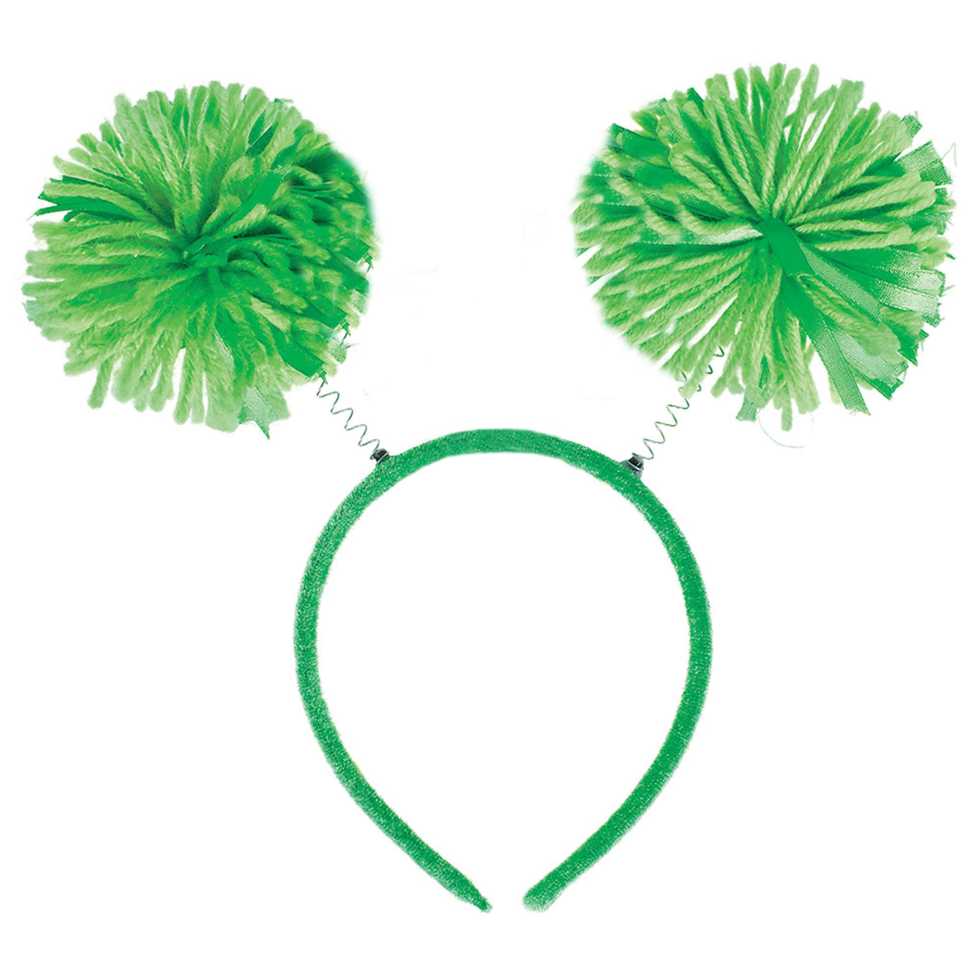 Green Pom Pom Headbopper Costumes & Apparel - Party Centre