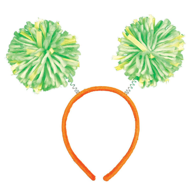 Neon Pom Pom Head Bopper Costumes & Apparel - Party Centre