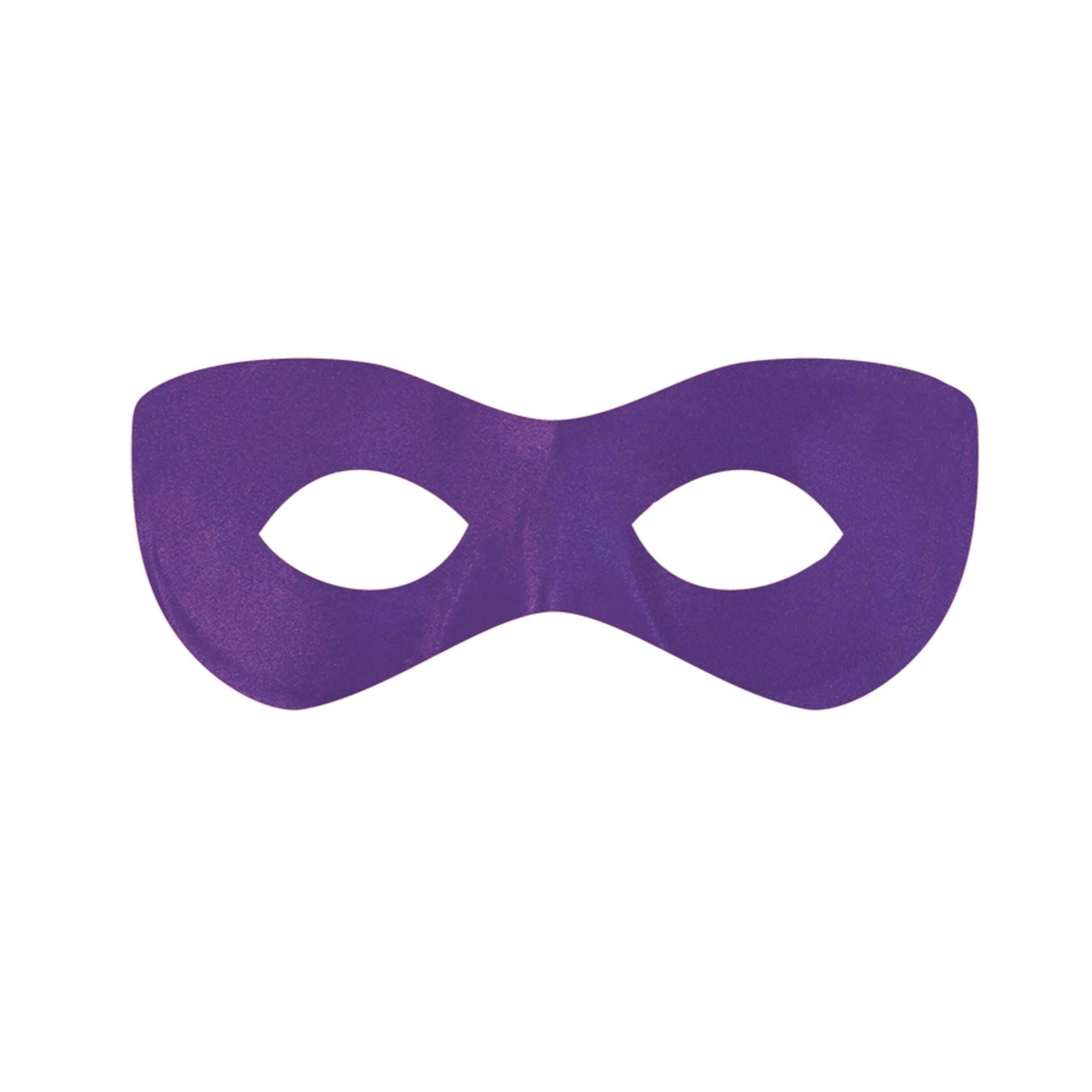 Adult Purple Superhero Mask