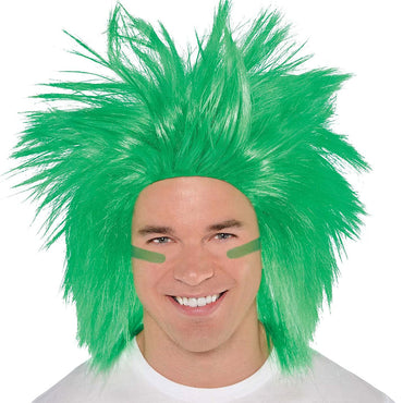 Green Crazy Wig