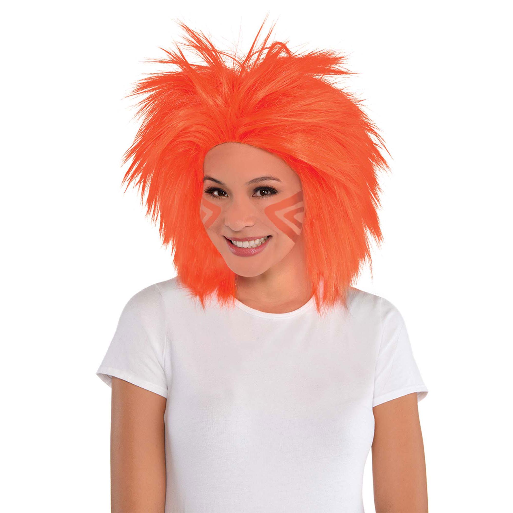 Orange Crazy Wig Costumes & Apparel - Party Centre