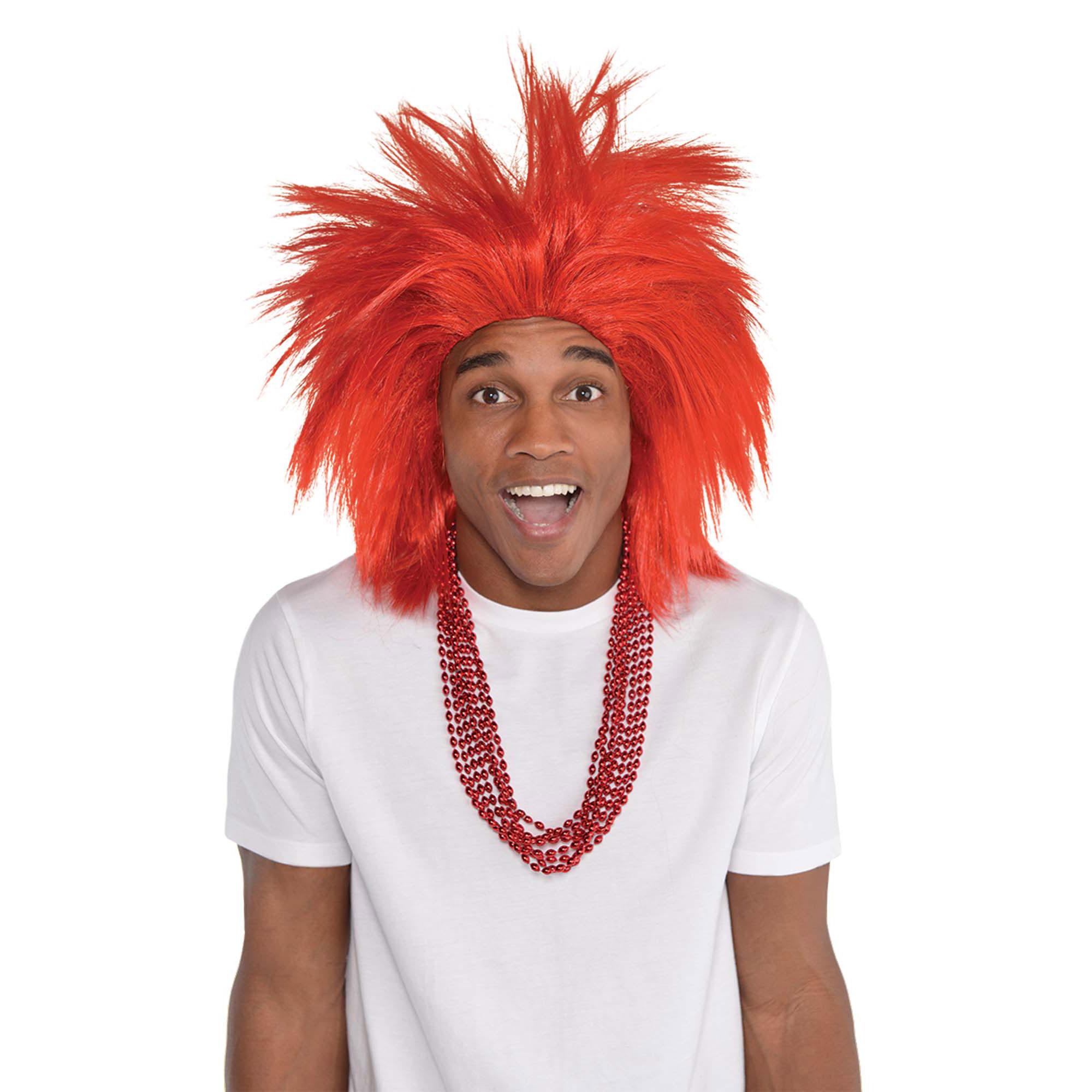 Red Crazy Wig Costumes & Apparel - Party Centre