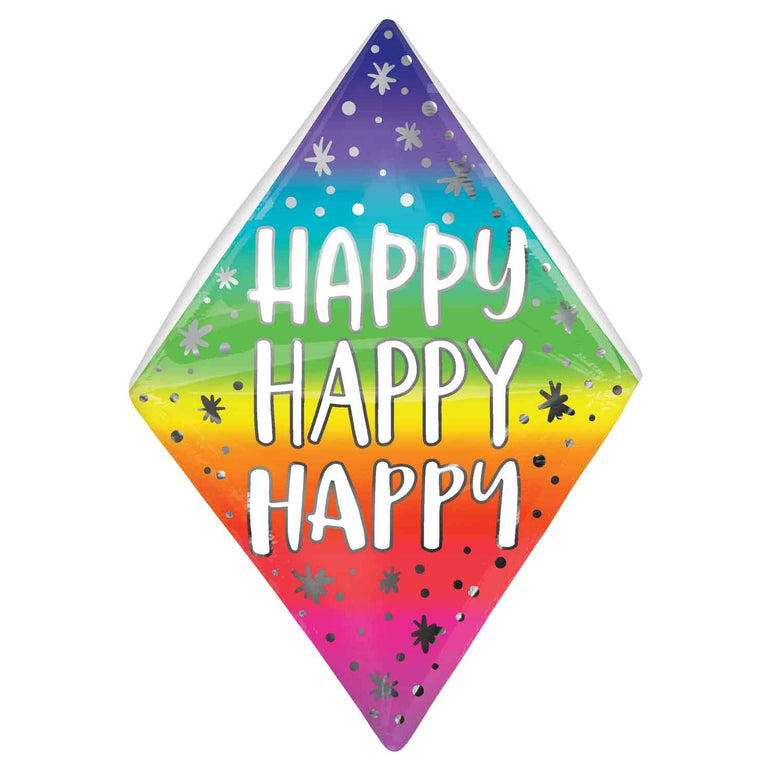 Happy It's Your Day Ultrashape Foil Balloon 38x63cm Balloons & Streamers - Party Centre