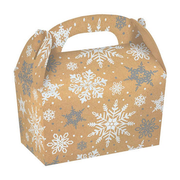 Kraft Large Gable Boxes 5pcs Favours - Party Centre