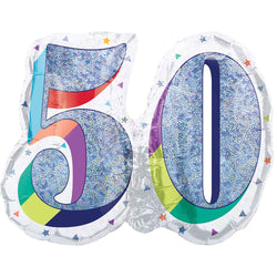 Here's to Your Birthday 50 SuperShape 66x53cn