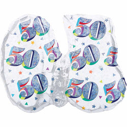 Here's to Your Birthday 50 SuperShape 66x53cn