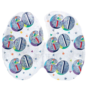 Here's to Your Birthday 60 SuperShape Balloon 66x53cm