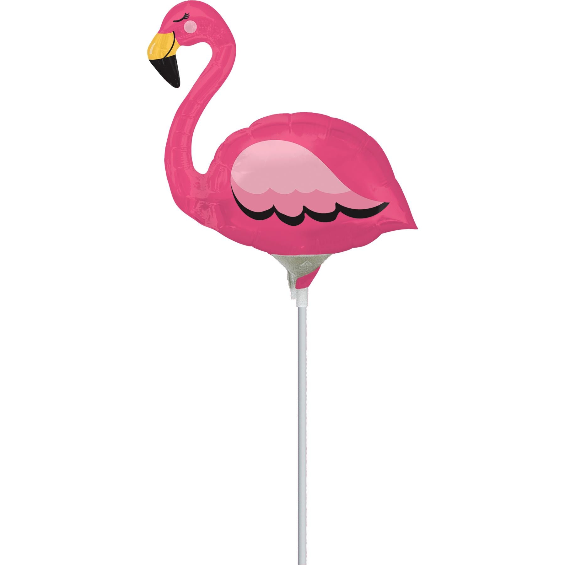 Flamingo Mini Shape Foil Balloon Balloons & Streamers - Party Centre