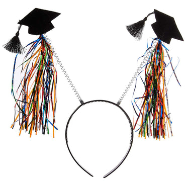 Graduation Tinsel Head Bopper Costumes & Apparel - Party Centre