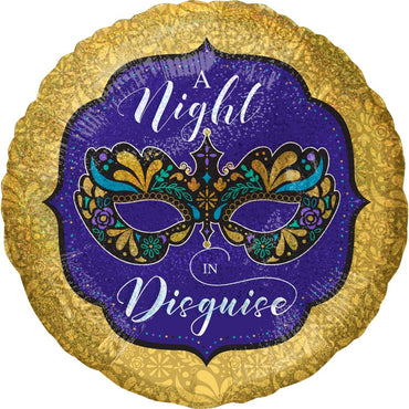 Night in Disguise Foil Balloon 45cm Balloons & Streamers - Party Centre