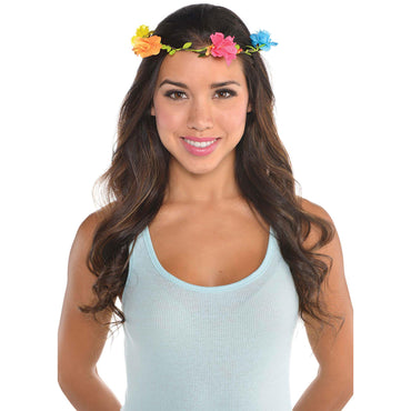 Neon Grapevine Head Wreath 36in Costumes & Apparel - Party Centre