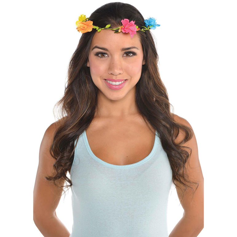 Neon Grapevine Head Wreath 36in Costumes & Apparel - Party Centre