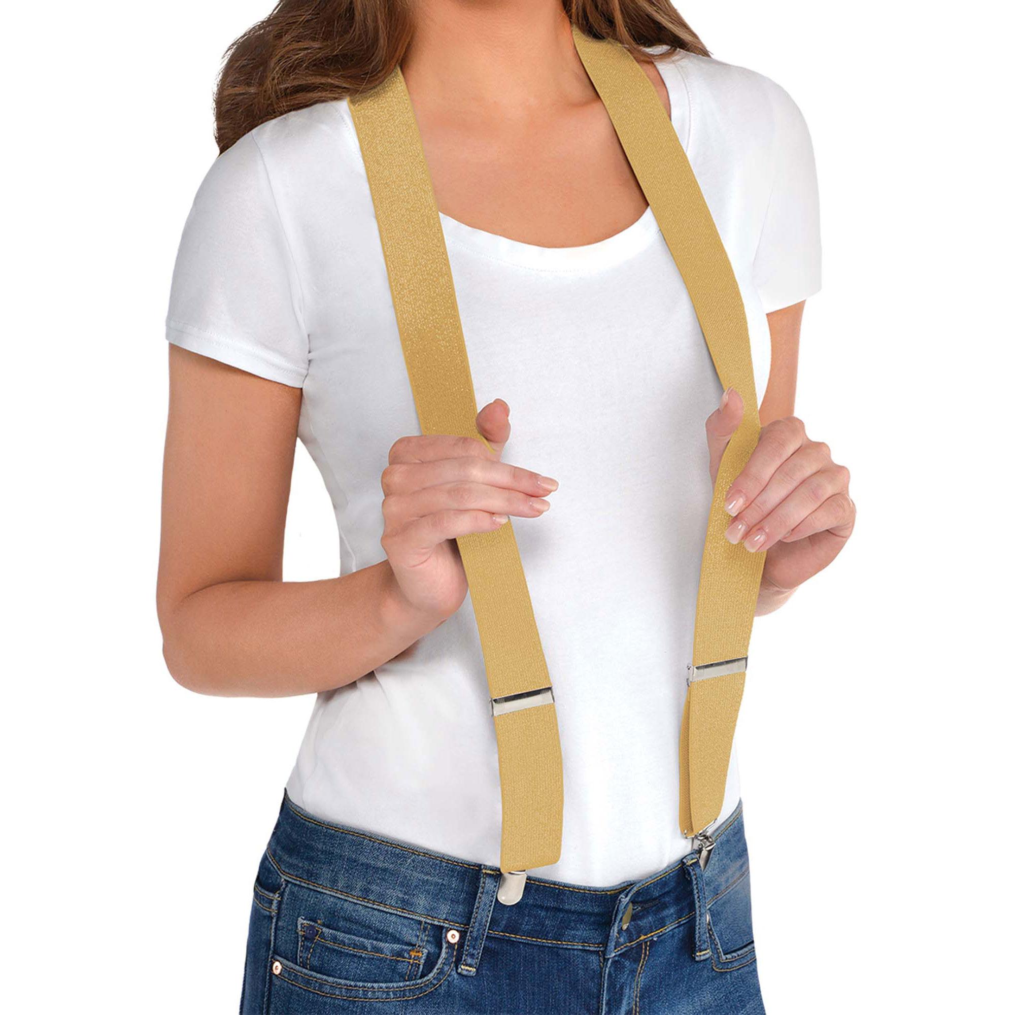 Gold Suspenders Costumes & Apparel - Party Centre