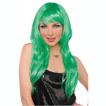Glamorous Green Wig